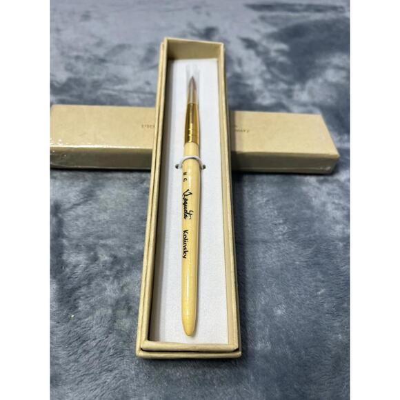 Acrylic Kolinsky Nail Brush 6 Professional Wood Handle New Genuine Lot of 2 - Picture 2 of 5